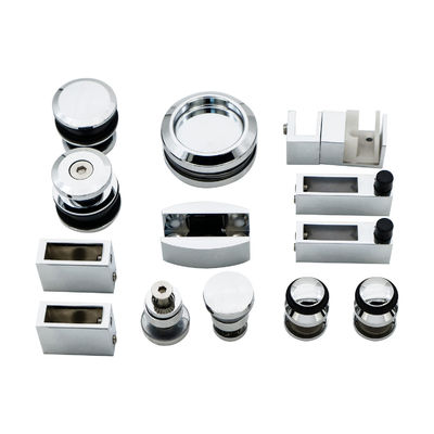 Sleek and Stylish Glass Door Hardware Kit for Modern Bathroom Sliding System