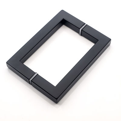 Stainless Steel Square Shower Door Handle 6 "8" Back to Back for Modern Hotel Design