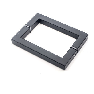 Stainless Steel Square Shower Door Handle 6 "8" Back to Back for Modern Hotel Design
