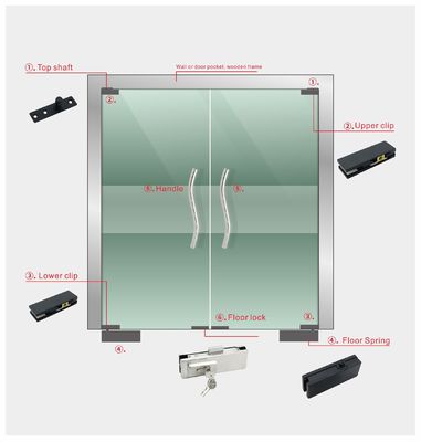 Stainless Steel Pull Handle for Hotel Office Apartment Doors Windows 200*200*19*1.0mm