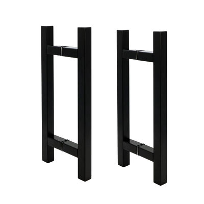 Custom 15x 25 Rectangular Tube Shower Sleek and Modern Matt Black Door Window Handles
