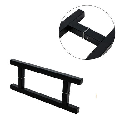 Custom 15x 25 Rectangular Tube Shower Sleek and Modern Matt Black Door Window Handles