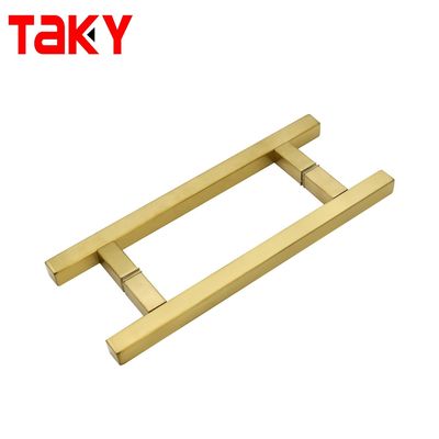 Main Entrance and Shower Access Long Glass Handle with Stainless Steel Handle