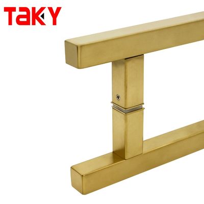 Main Entrance and Shower Access Long Glass Handle with Stainless Steel Handle
