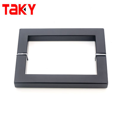 Matt Black Stain Back To Back Sliding Shower Glass Door Square Pull Handle 6 8 Inches
