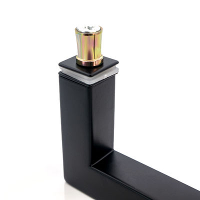 Matt Black Stain Back To Back Sliding Shower Glass Door Square Pull Handle 6 8 Inches