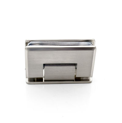 Bathroom Stainless Steel Glass Door Clip Hinge for 5-8mm Fixed Glass in Shower Room