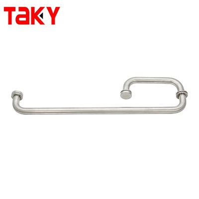 18*8inch Stainless Steel 304 Pull Handle Sliding Glass Door Shower Handle for Modern Bathroom