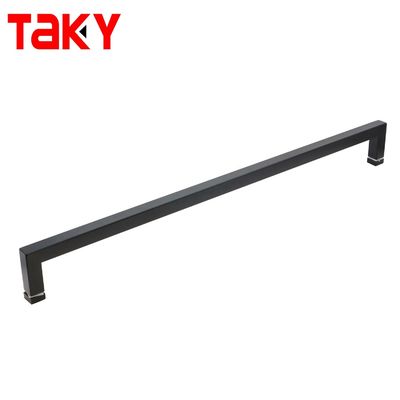 8-12mm Door Thickness Stainless Steel Square Shower Door Handle with Handle