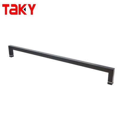 8-12mm Door Thickness Stainless Steel Square Shower Door Handle with Handle