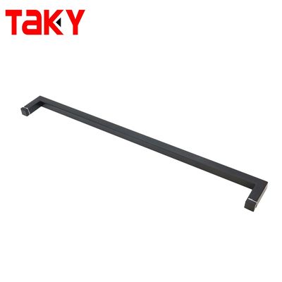 8-12mm Door Thickness Stainless Steel Square Shower Door Handle with Handle