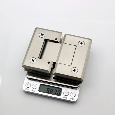 180 Degree Stainless Steel Shower Door Glass Clamp Hinge for Long Life Laundry Needs