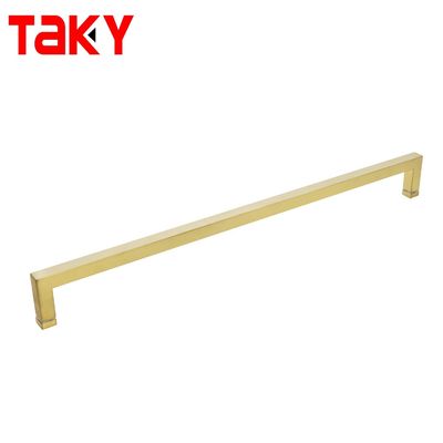 1.0mm Thickness Square Glass Pull Handle for Shower Door SS304 Corrosion Resistant