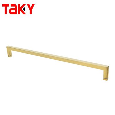 1.0mm Thickness Square Glass Pull Handle for Shower Door SS304 Corrosion Resistant
