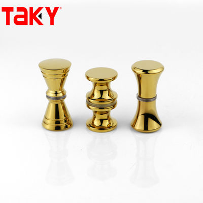 Round Bathroom Door Knobs for Shower Room Glass Sliding Door in 19/20/22mm Diameter