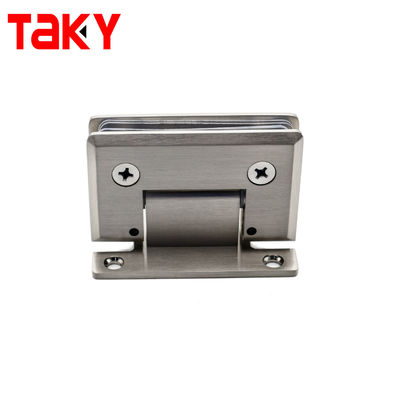 180 Degree Glass Hinge Durable Stainless Steel and Zinc Alloy for Bathroom Accessories