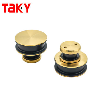 Modern Design Double Pipe Bar Frameless Ss304 8-12mm Shower Sliding Door Fittings