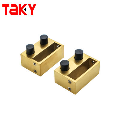 Modern Design Double Pipe Bar Frameless Ss304 8-12mm Shower Sliding Door Fittings