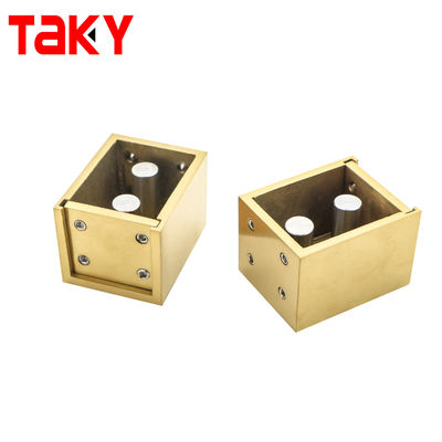 Modern Design Double Pipe Bar Frameless Ss304 8-12mm Shower Sliding Door Fittings