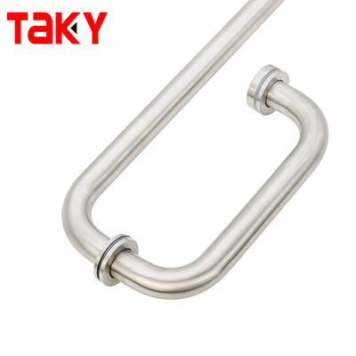 Entrance Black Door Handle Pull for Stainless Steel Frameless Sliding Shower Glass Door