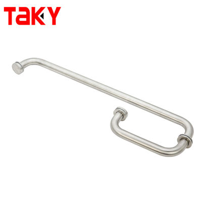 Entrance Black Door Handle Pull for Stainless Steel Frameless Sliding Shower Glass Door