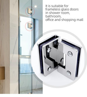 Stylish Modern Design Glass Door Hardware for Glass to Glass Shower Door Pivot Hinges