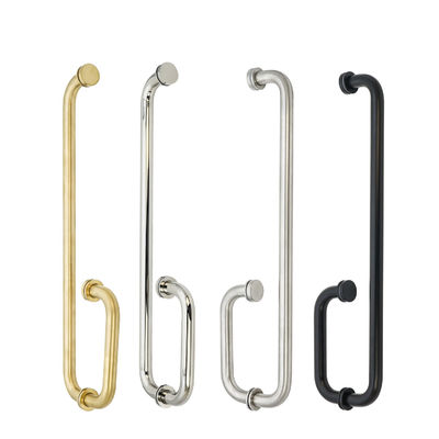Chinese Design Style Stainless Steel Shower Room Glass Door Handle for Door Pull Handle