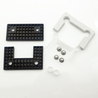 Stainless Steel Glass Shower Cabin Hinge Black Color 180 Degree For Shower Enclosure