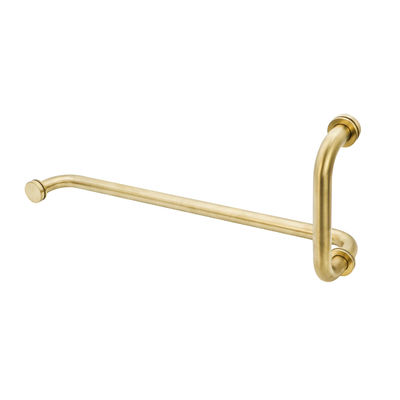 Hotel Bathroom Office Entry Pull Handles with Stainless Steel 304 Brushed Gold Finish
