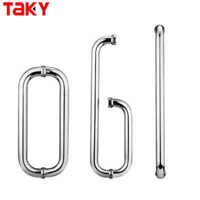 Hotel Bathroom Office Entry Pull Handles with Stainless Steel 304 Brushed Gold Finish