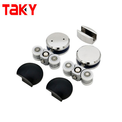 Round Tray Shape Glass Hanging Door Roller for 8-12 Thick Safe Hanging Shower Door