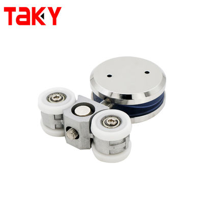 Round Tray Shape Glass Hanging Door Roller for 8-12 Thick Safe Hanging Shower Door