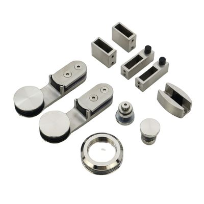Glass Frameless Sliding Shower Door Hardware in Minimalist Design with 10mm Thickness