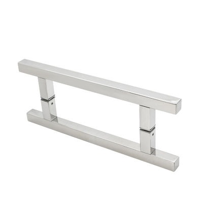 Shower Door Knobs with Polish Finish Vertical Stainless Steel Pull Handle and SS 304