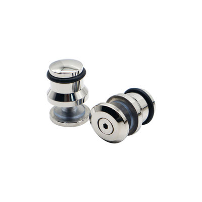 Frameless Stainless Steel Rollers Hanging Wheel Rail Track Sliding Barn Shower Glass Door Hardware Kits
