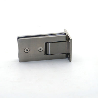Glass Clamp Black Shower Door Hinge Long Life and Sleek Design for Bathrooms
