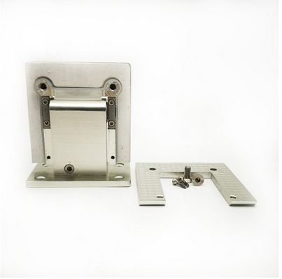 Glass Clamp Black Shower Door Hinge Long Life and Sleek Design for Bathrooms
