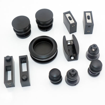 Frameless Sliding Glass Doors Hardware Kit with Soft Close Straight Style Sliding Door