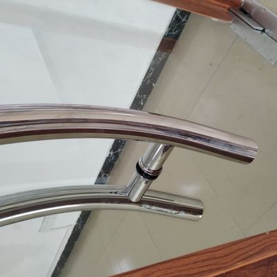 1000mm Long Customizable Double Sided Glass Door Pull Handles for Modern Design Style
