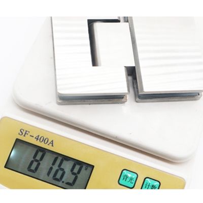 180 Degree Hotel Stainless Steel Glass Shower Door Wall Mount Hinge for Long Life