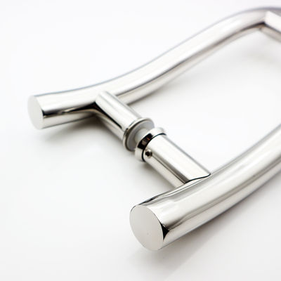 SS304 Modern Design Stainless Steel Single Glass Door Pull Handle for Interior Door