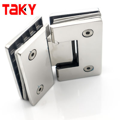 Modern Design Style 135 Degree Glass Hinge for Wall to Glass Shower Matt Black Finish