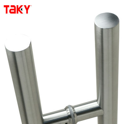 Exterior Stainless Steel Glass Door Pull Handle for 600mm Long Bathroom Shower Room