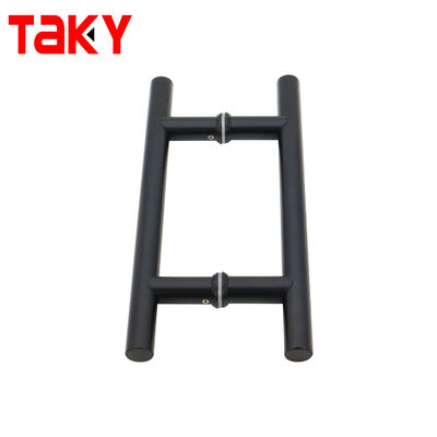 Glass and Wooden Door Handle for Office Sided Push Pull Puxadores para Porta de Vidros