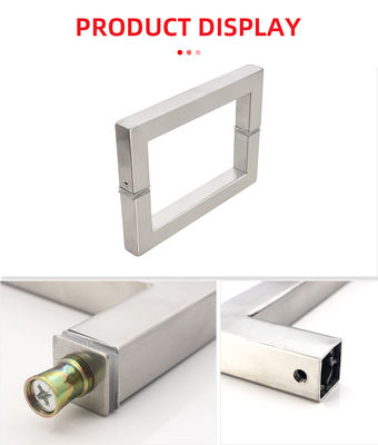 Modern Design Stainless Glass Door Handle for Back To Back Building Standard Internal