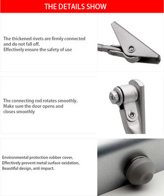 Punch-Free Automatic Sensor Door Closer for Temperature Range of -40 degree-80 drgree