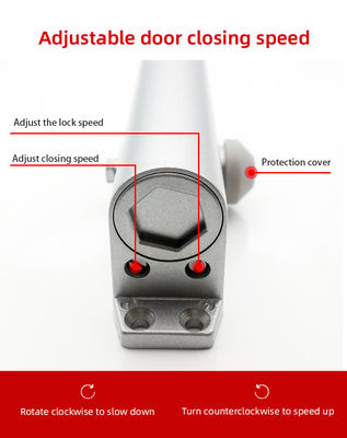 Punch-Free Automatic Sensor Door Closer for Temperature Range of -40 degree-80 drgree