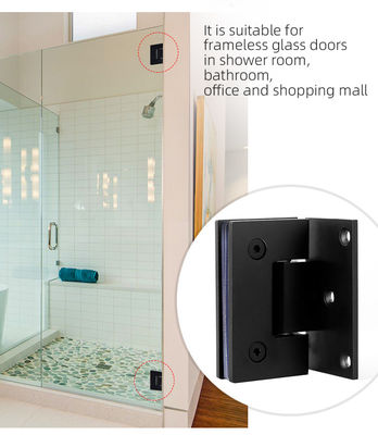 8-12 mm Toughened Glass Shower Door Hinge in Solid Brass Material for Hotel Bathroom