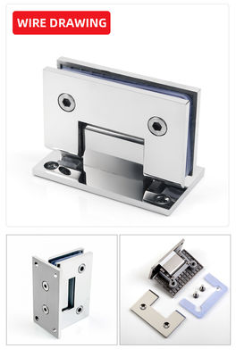 560g Chrome Plated Wall to Glass Hinge Sliding Shower Door Hinge for 8-12mm Glass