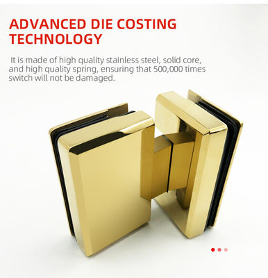 Modern Design 180 Degree Brass or Stainless Steel Glass Hardware Bathroom Door Shower Lifting Hinge